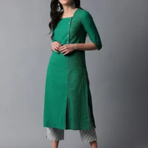 Green Set Comfortable and Stylish Readymade Dress